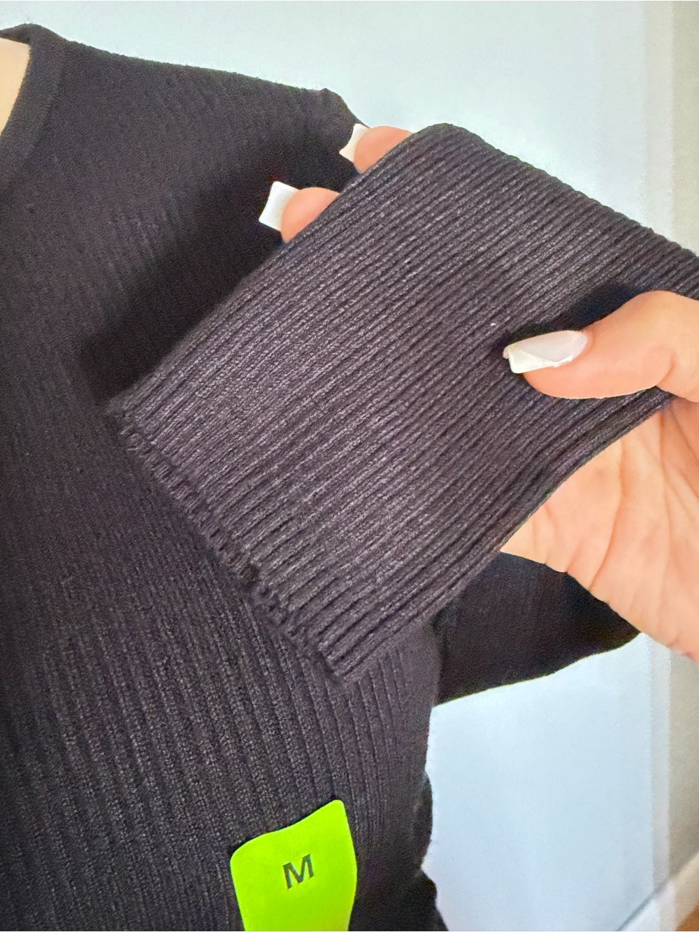 Primark Black Ribbed Button-Up Cardigan - Picture 3 of 3